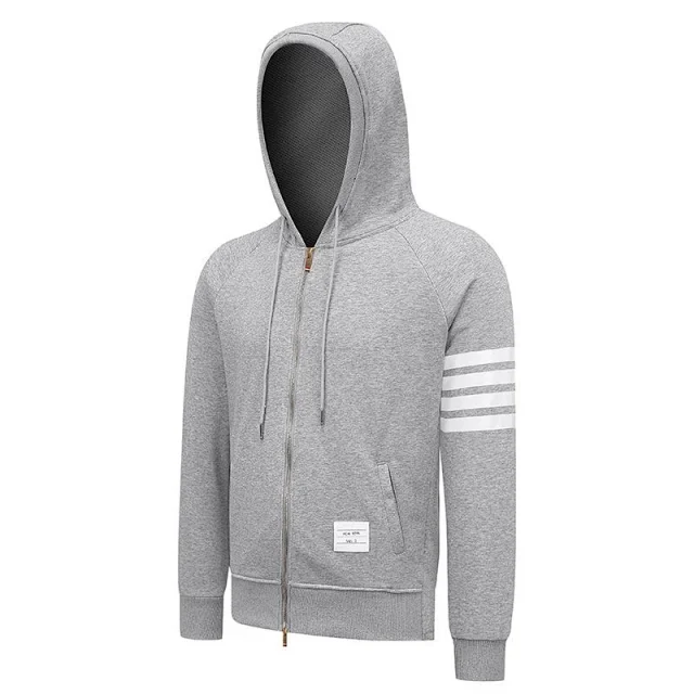 Unbranded Hoodies & Sweatshirts Three-Stripe Sleeve Pullover Hoodie product detail image 8