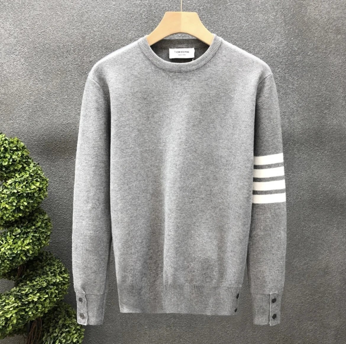 Unbranded Hoodies & Sweatshirts Three-Stripe Sleeve Pullover Hoodie — 32