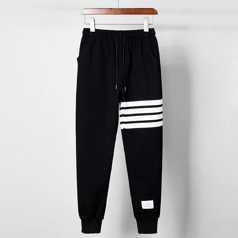 Thom Browne Classic Four-Bar Stripe Crewneck Sweatshirt Light Blue Sweater - 19