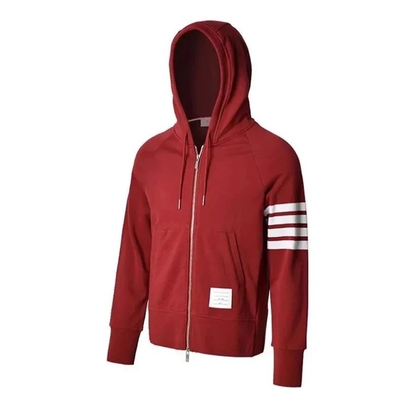 Unbranded Hoodies & Sweatshirts Three-Stripe Sleeve Pullover Hoodie image 10