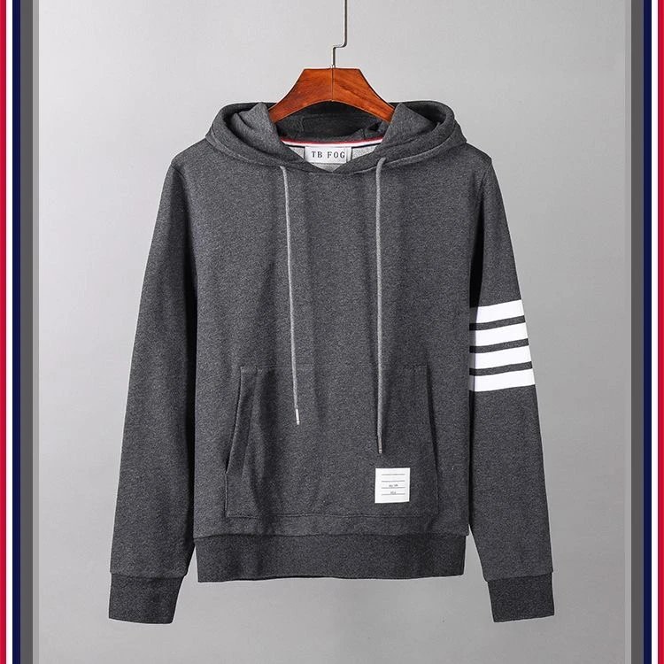 Unbranded Hoodies & Sweatshirts Three-Stripe Sleeve Pullover Hoodie — 24