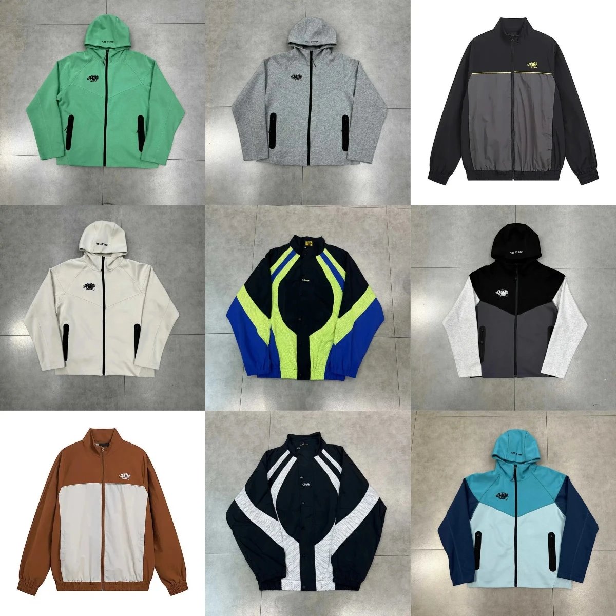Life of Syn Jackets Hooded Zip-Front Colorblock Jacket image 1