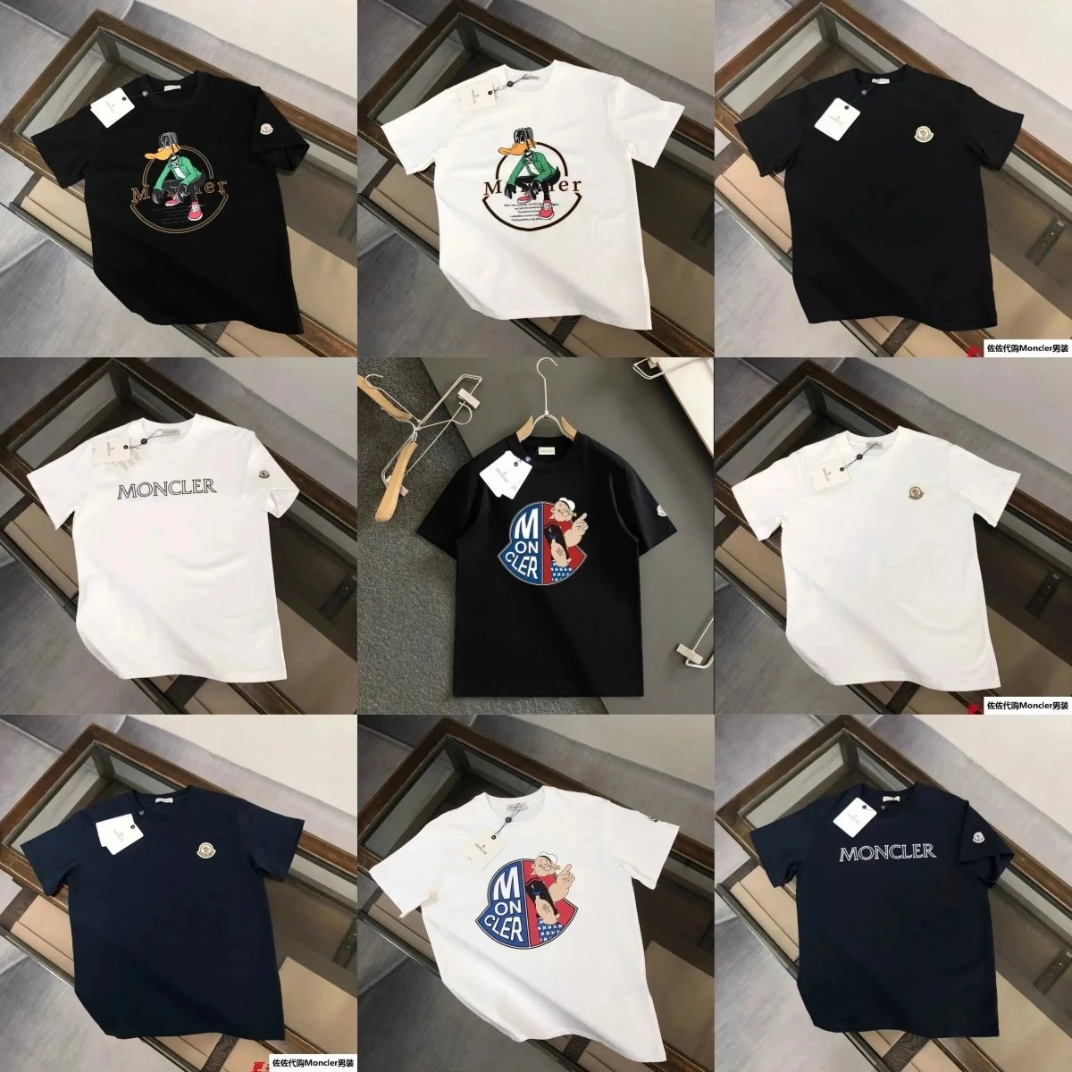 Moncler T-Shirts Short-Sleeve Logo T-Shirt image 1