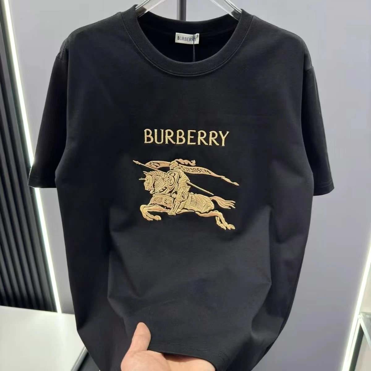 Burberry New Black Short-Sleeve Shirt