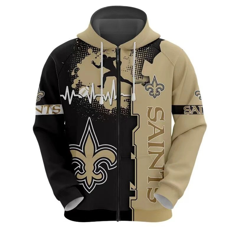 New England Patriots Hoodies & Sweatshirts Football Team Graphic Full-Zip Hoodie — 8*Top quality