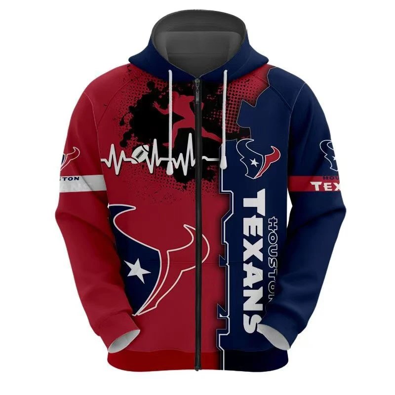 New England Patriots Hoodies & Sweatshirts Football Team Graphic Full-Zip Hoodie — 13*Top quality