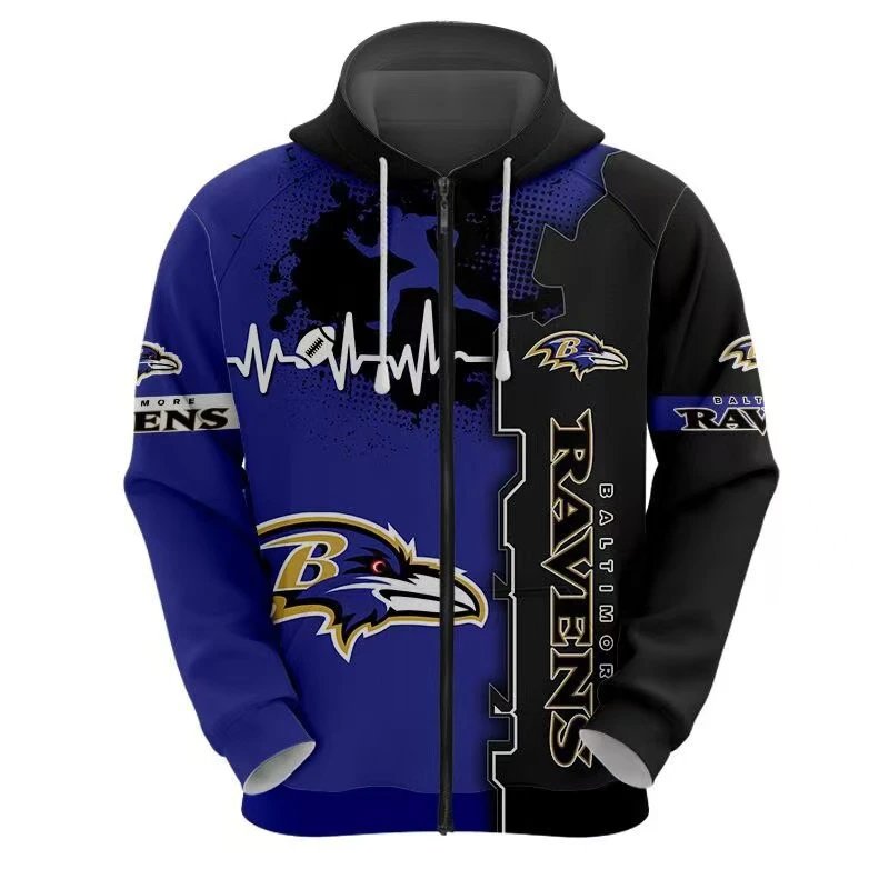 New England Patriots Hoodies & Sweatshirts Football Team Graphic Full-Zip Hoodie — 27*Top quality