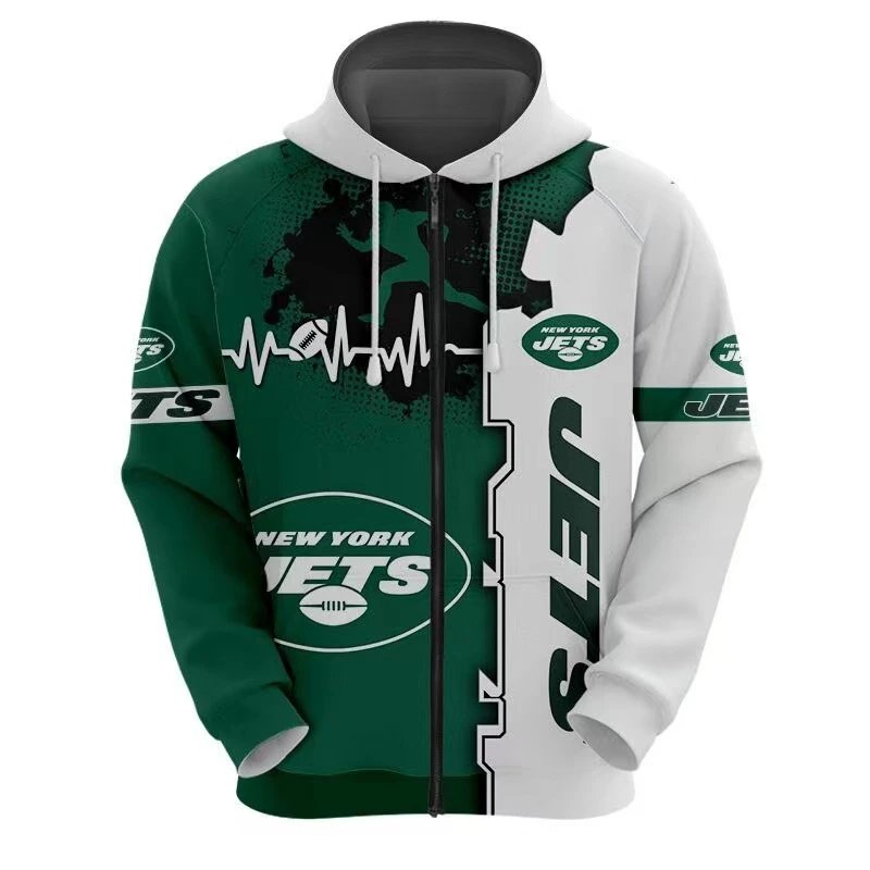 New England Patriots Hoodies & Sweatshirts Football Team Graphic Full-Zip Hoodie — 37*Top quality