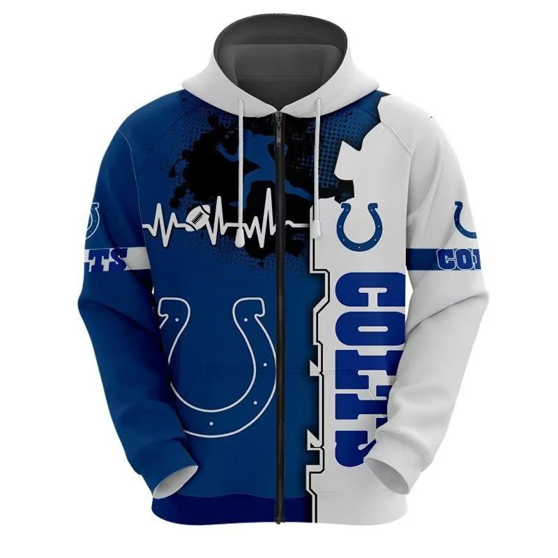 New England Patriots Hoodies & Sweatshirts Football Team Graphic Full-Zip Hoodie — 25*Top quality