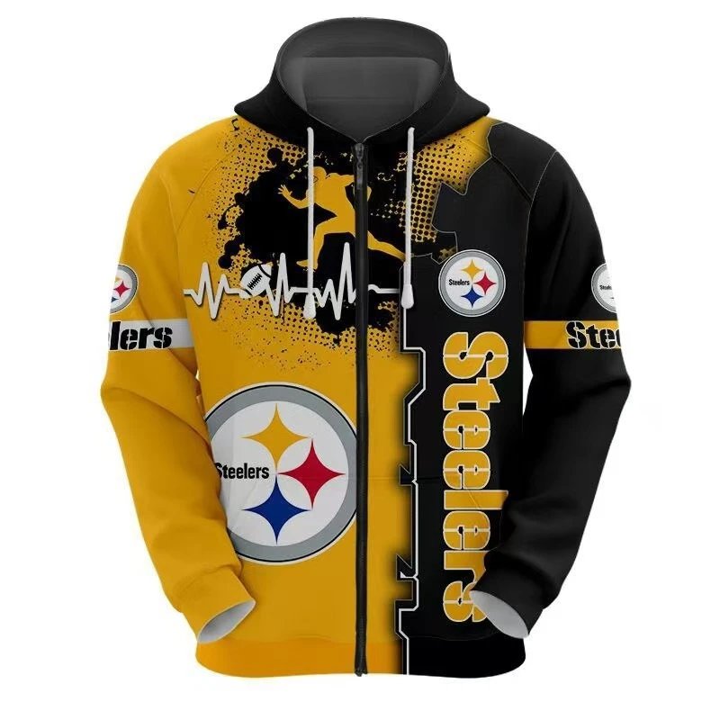 New England Patriots Hoodies & Sweatshirts Football Team Graphic Full-Zip Hoodie — 23*Top quality