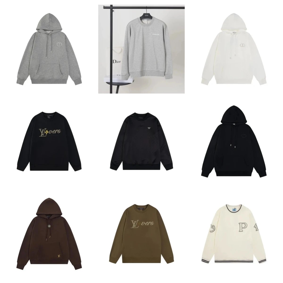 Dior Hoodies & Sweatshirts Pullover Hoodie and Crewneck Sweatshirt Assortment image 1