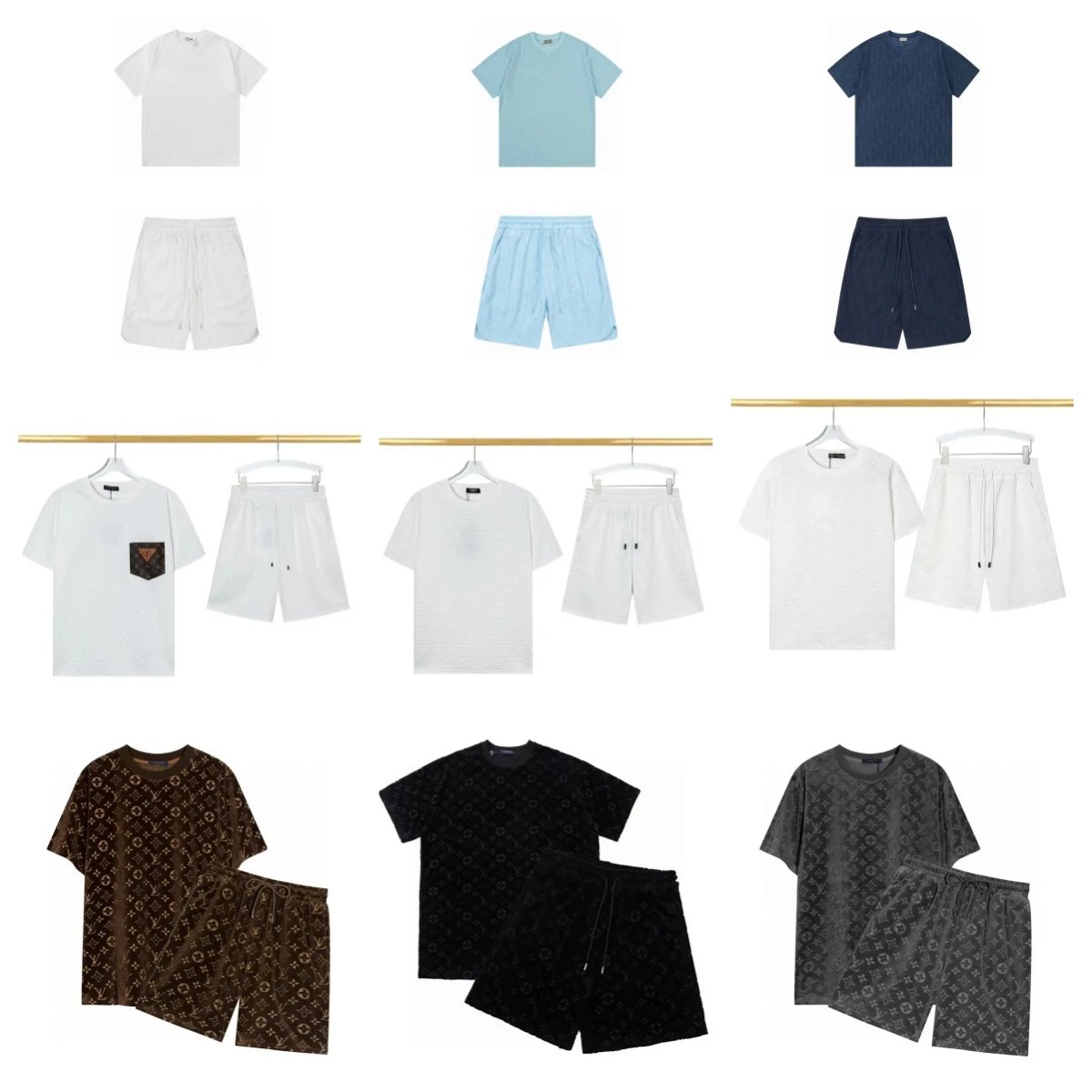Louis Vuitton Matching Sets Monogram Short-Sleeve T-Shirt and Shorts Set image 1
