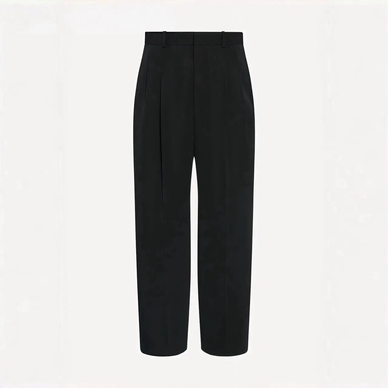 THEROW Zev Money Wind Heavy duty Knitted 100% Australian Wool Loose Straight Pants Casual Autumn/Winter Pants