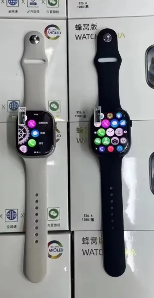 Design S26.A Smartwatch Black and Beige Smartwatches - 54