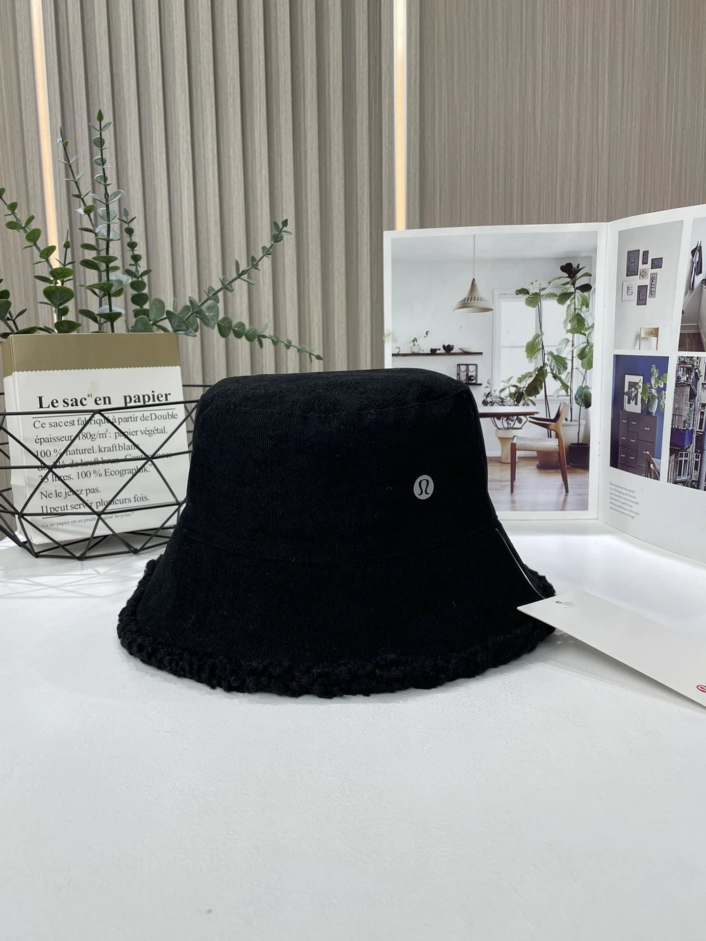 lululemon Fleece-Trimmed Bucket Hat Black