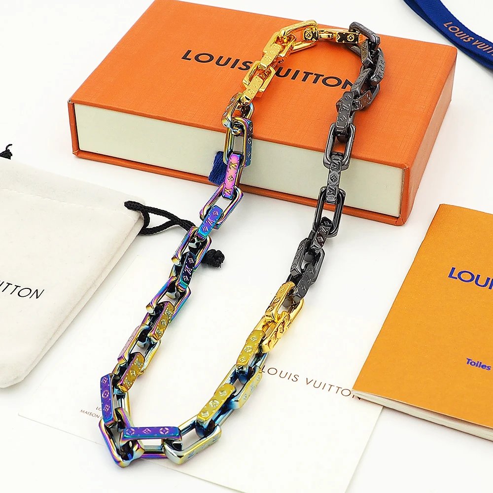 Monogram Chain bracelet 22CM necklace 53CM WhatsApp:+8615817881159