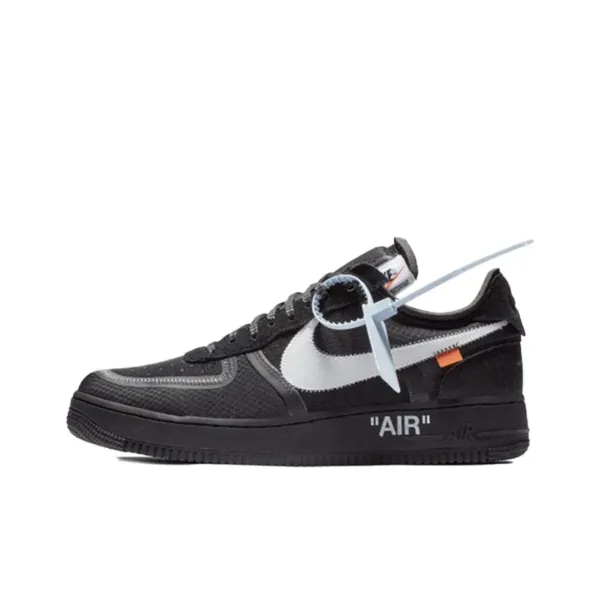 Off-White x Nike Air Force 1 Low Volt Neon Yellow Sneakers - 15