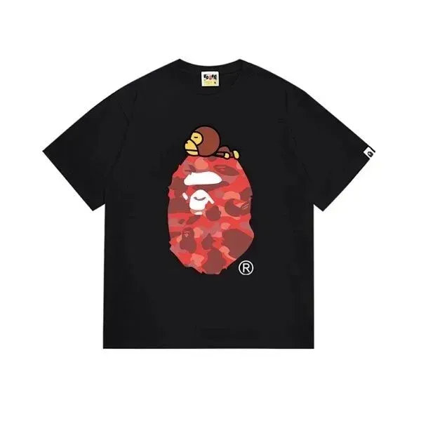 A Bathing Ape ABC Camo Ape Head T-Shirt Black - 1