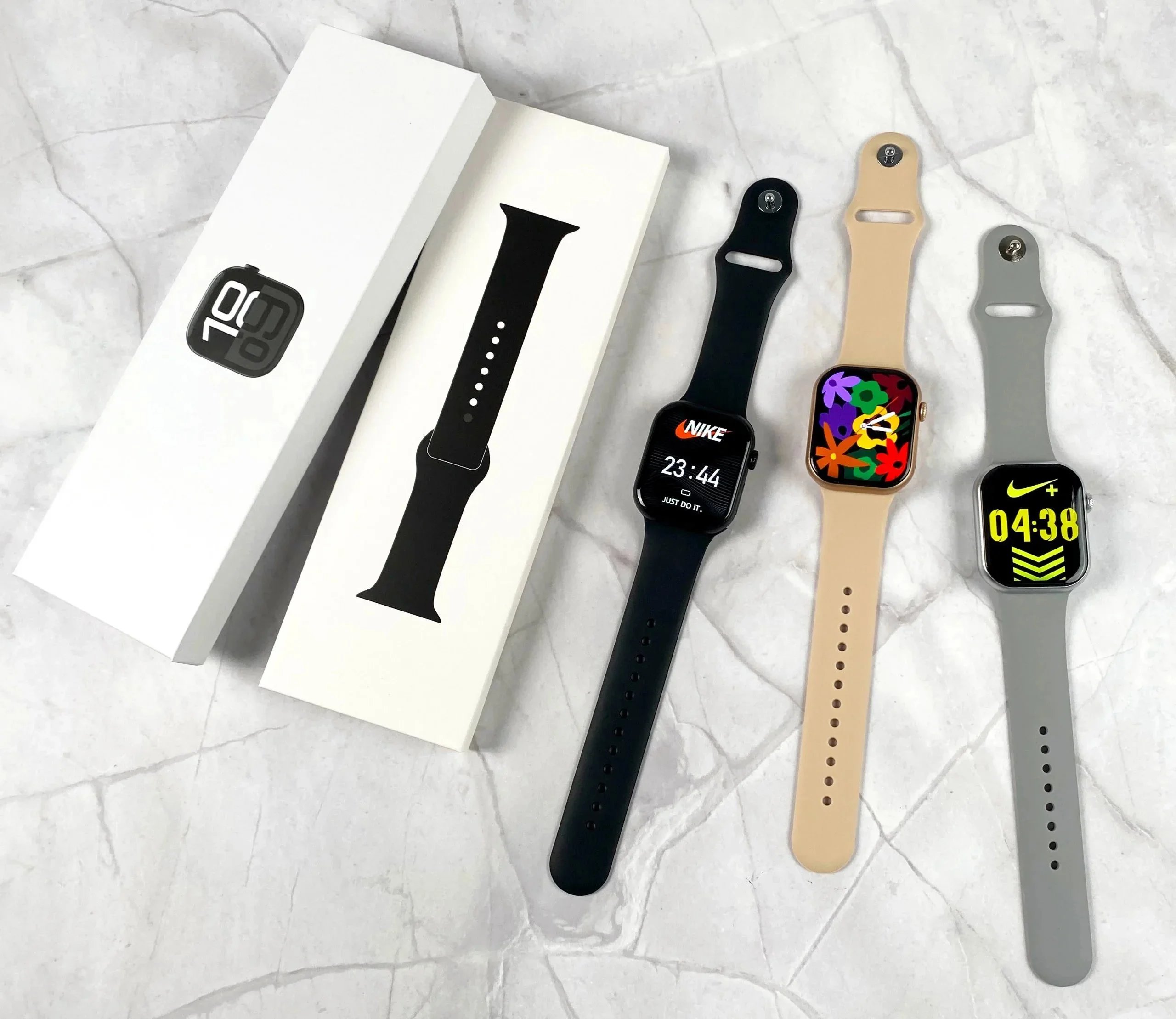Nike x Apple Watch Nike+ Sport Band Gray Smartwatch - 3