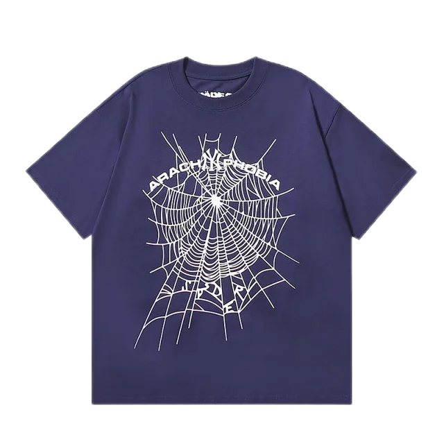 Sp5der T-Shirts Spiderweb Graphic Print product detail image 1