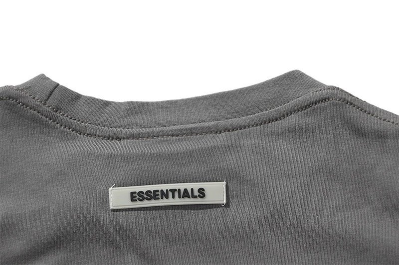 Essentials Logo Print White T-Shirt - 8