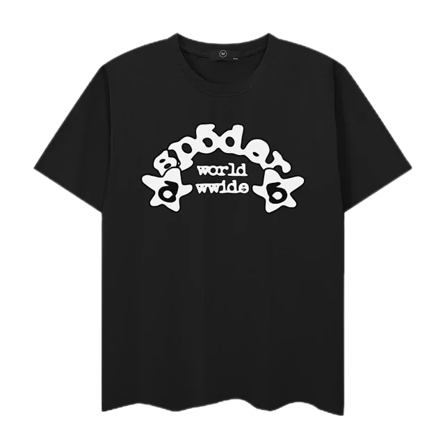 Sp5der T-Shirts Spiderweb Graphic Print product detail image 5