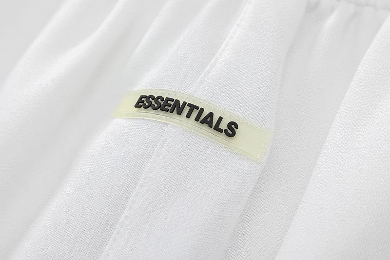 Essentials Logo Print White T-Shirt - 18