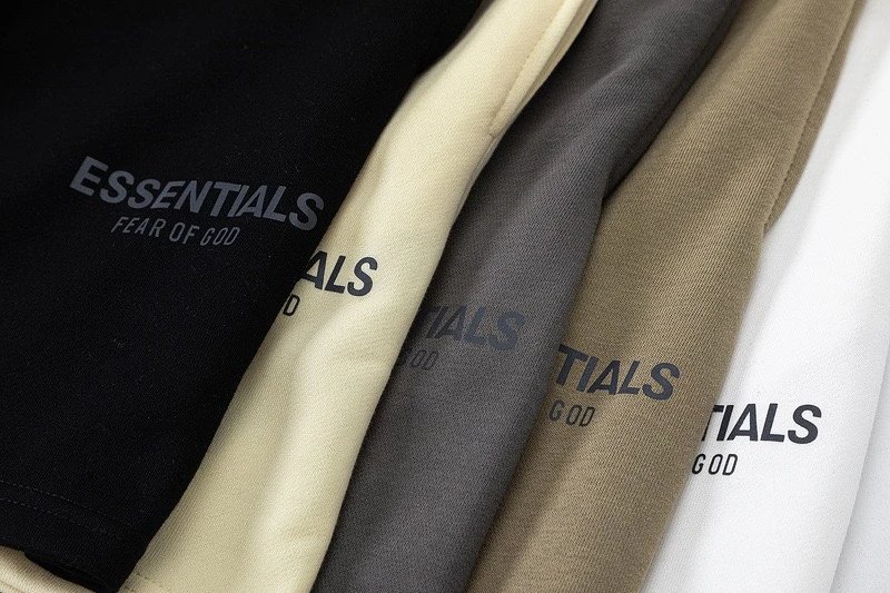 Essentials Logo Print White T-Shirt - 13