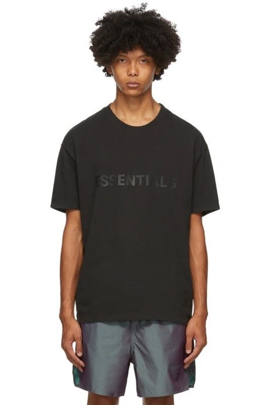Essentials Logo Print White T-Shirt - 5