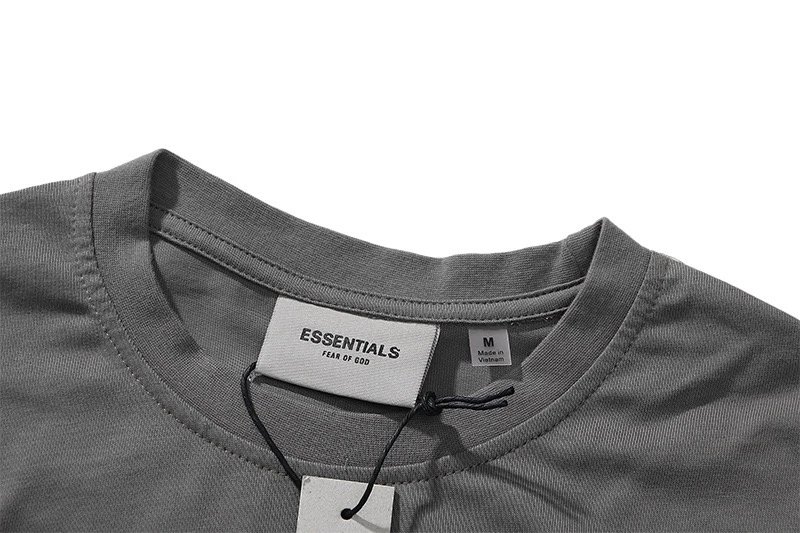 Essentials Logo Print White T-Shirt - 6