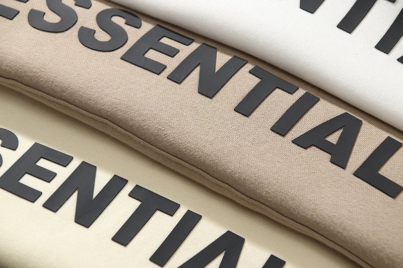 Essentials Hoodie Collection in Black, White, Gray, Beige, and Cream - 9
