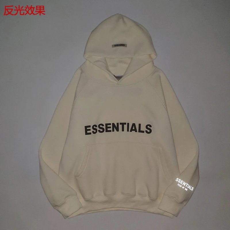Essentials Hoodie Collection in Black, White, Gray, Beige, and Cream - 5