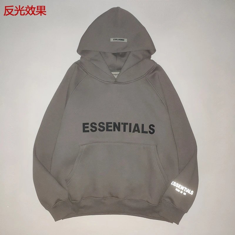 Essentials Hoodie Collection in Black, White, Gray, Beige, and Cream - 6