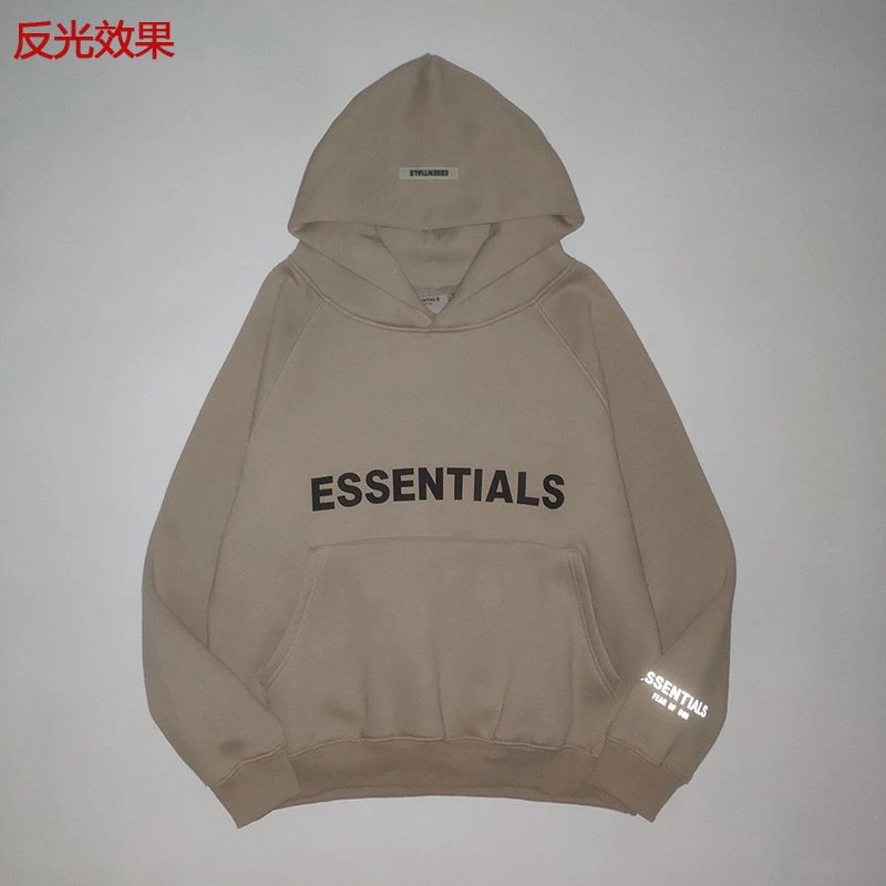 Essentials Hoodie Collection in Black, White, Gray, Beige, and Cream - 4