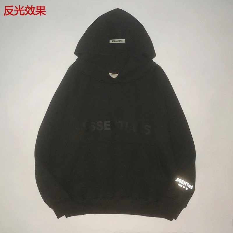 Essentials Hoodie Collection in Black, White, Gray, Beige, and Cream - 7