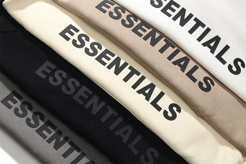 Essentials Hoodie Collection in Black, White, Gray, Beige, and Cream - 10