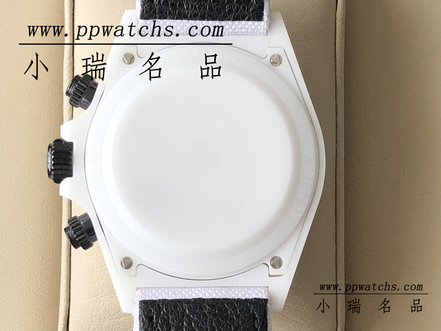 【AET 定制款】白色陶瓷壳迪通拿，4130机芯