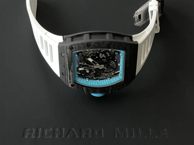 【定制款】理查德米勒RM055，白陶瓷，擒纵轮可动