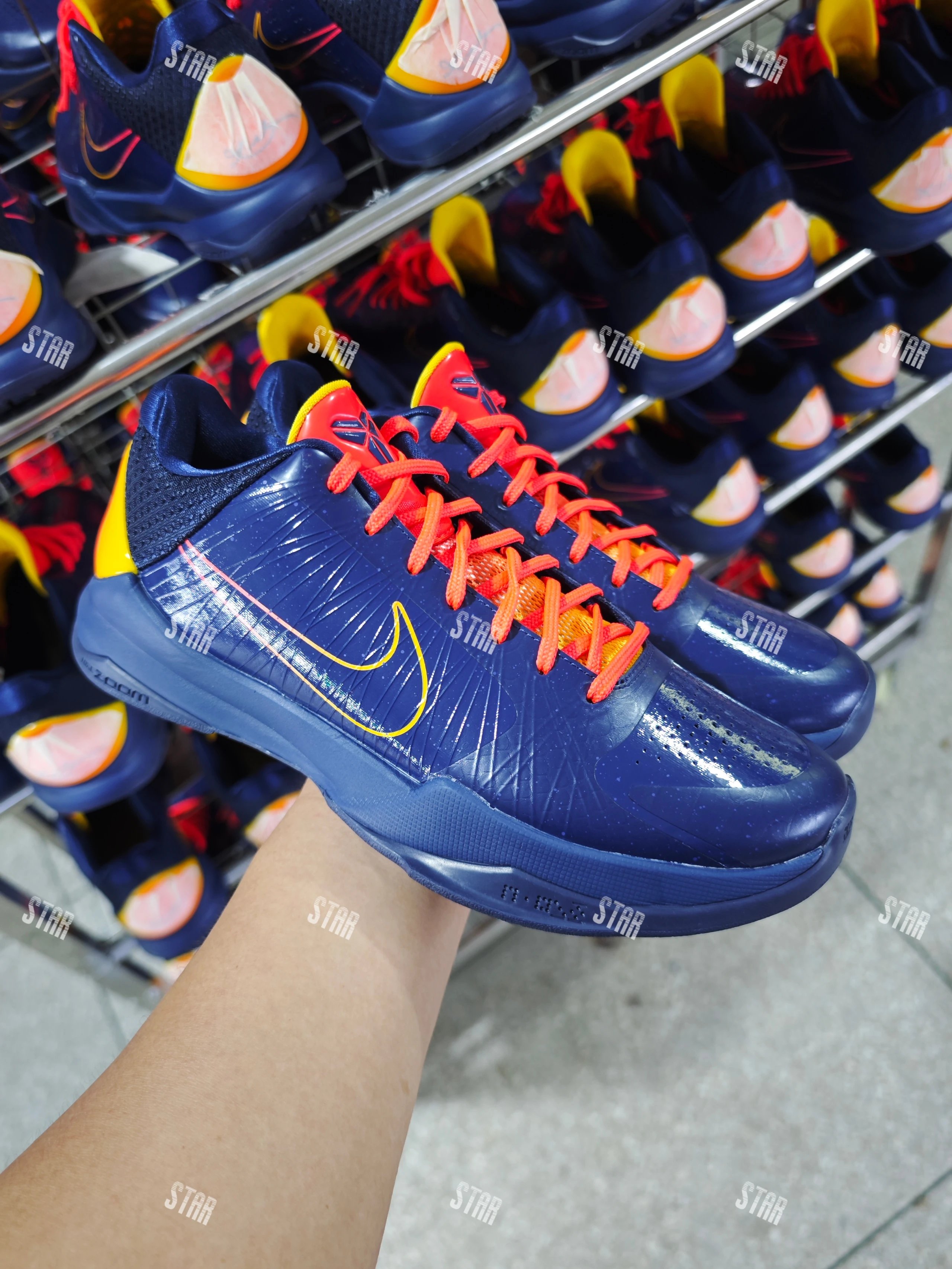 【 Seven digit development fee/six digit public relations fee 】 【 Original file creation 】 【 Correct shoe shape and color card version 】【 ZK5@Star.S 】Kobe 5/Kobe 5 2025 Protro "Indiana Fever" Clark IM3207-400