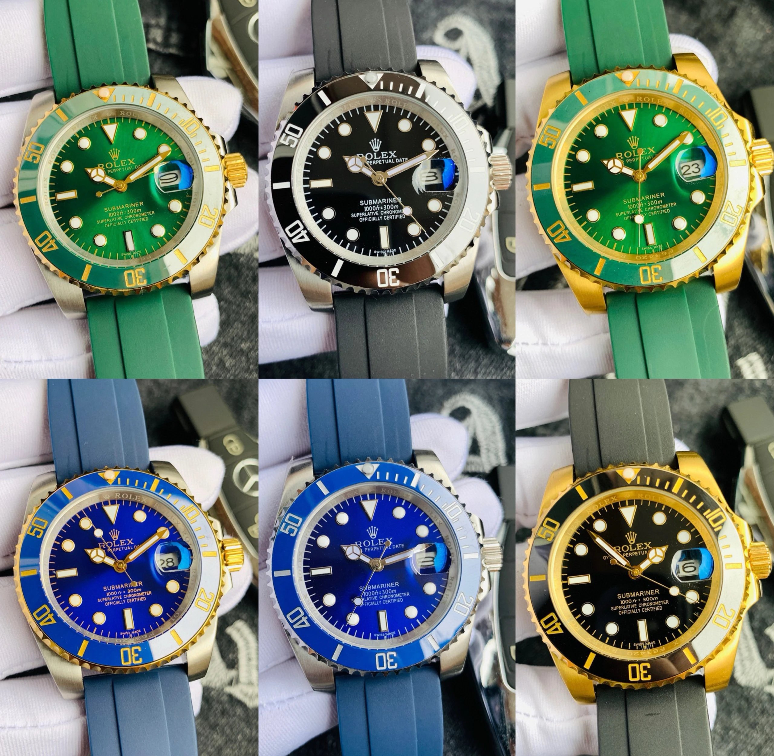 [DX105-6] watch 41mm tape watch men's business mechanical watch luminous birthday gift