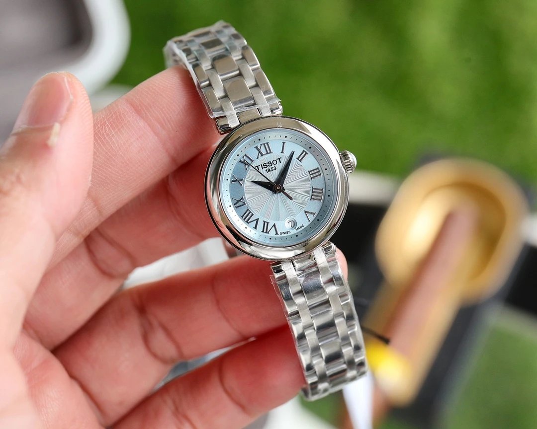 Silver Shell · Ice Blue Plate · Steel Belt / Without full package