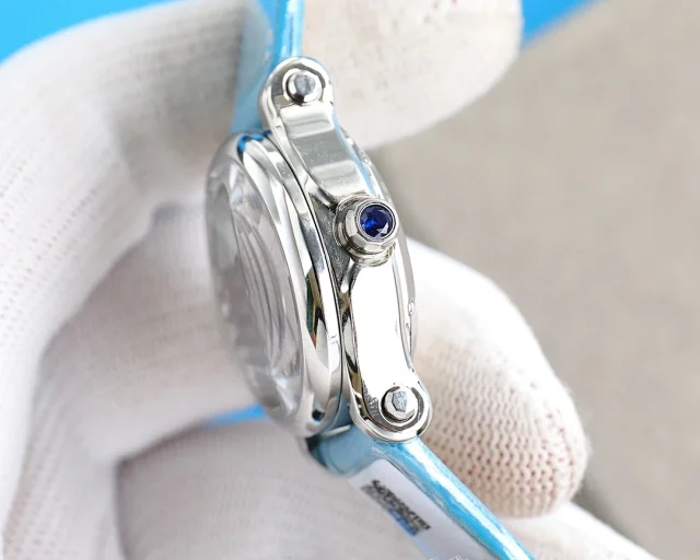Chopard Watches Happy Diamonds automatic watch with floating diamond accents and Roman numeral dial product detail image 11