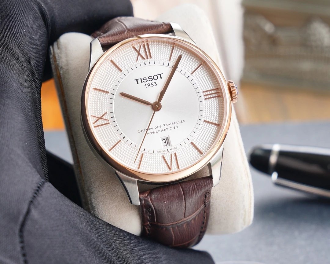 Rose Gold Shell · White Plate · Brown Belt / Without full package