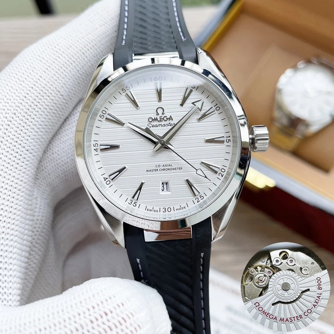 [Six-character Calendar] Silver Shell, White Plate, Adhesive Tape / Without full package