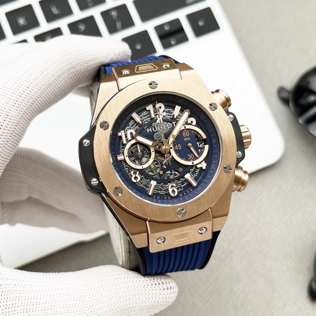 Rose Gold Shell, Blue Plate, Blue Tape