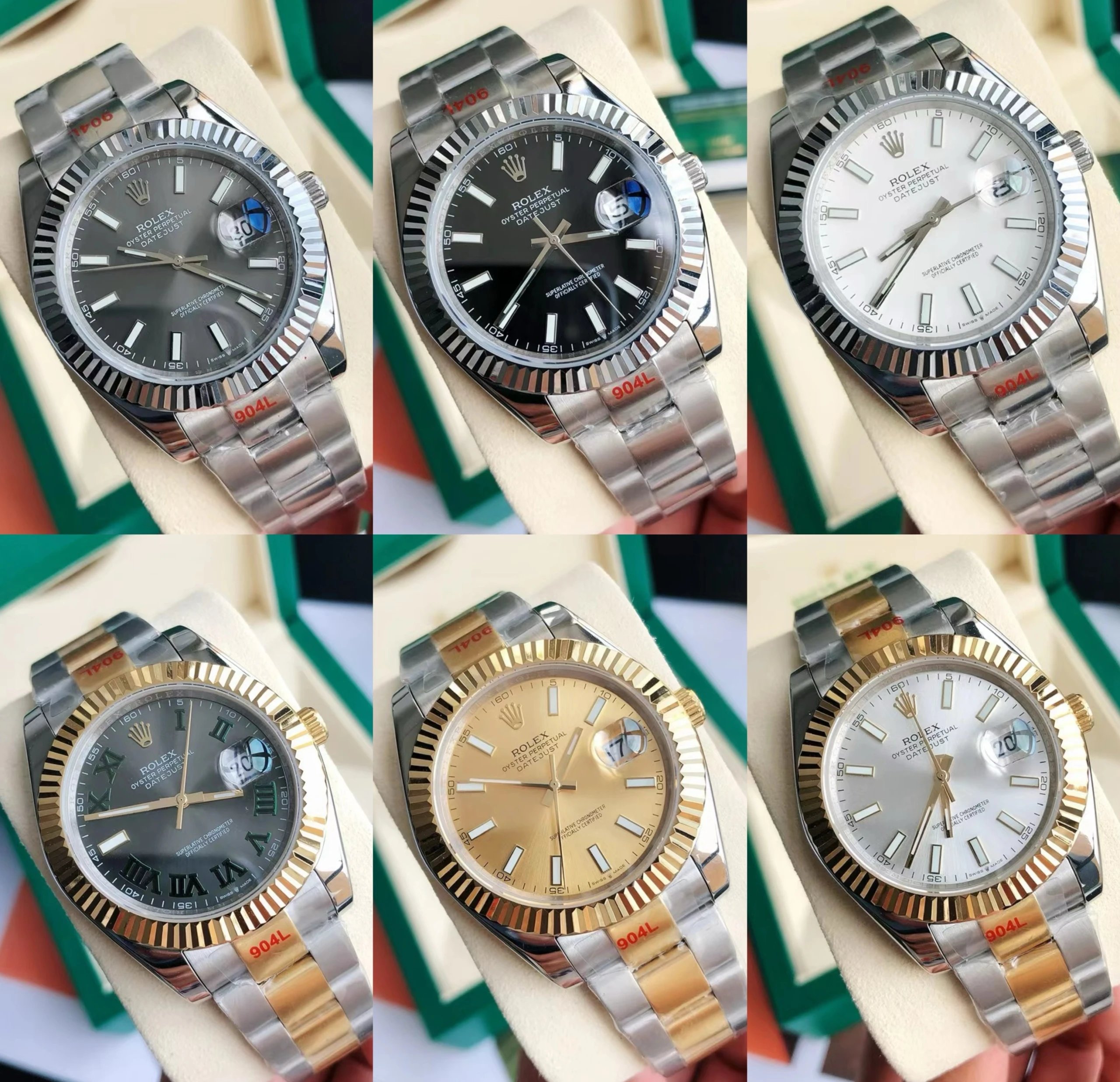[DX105-6] watch 41mm36mm sapphire couple watch steel band watch