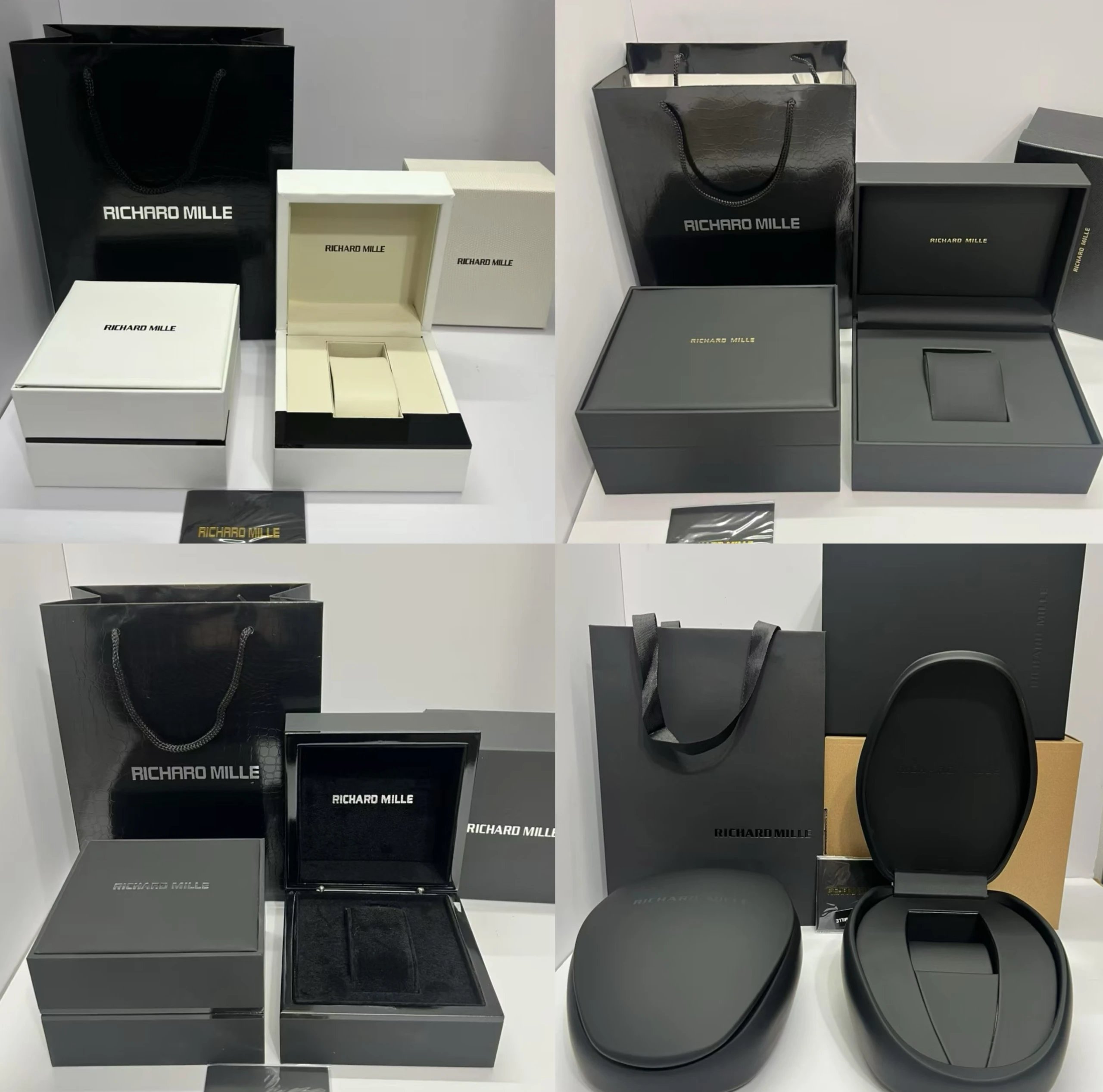 [Special Offer] Richard Muller Storage Box Full Set Packaging, Invoice, Watch Box, Certificate, VIP Card, etc., Buy Only, Sell Along with Watches, Customer Benefits The box is non refundable! Sorry for the inconvenience. Thank you. Welfare watch box packaging box counter packaging watch box is non refundable