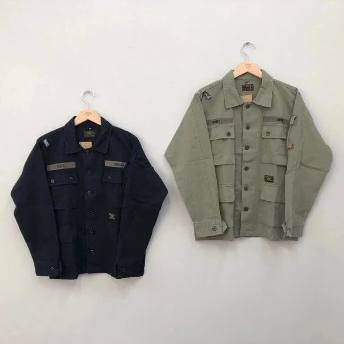 WTAPS 17SS JUNGLE LS/SHIRT.COTTON.CHINO 四袋衬衫夹克