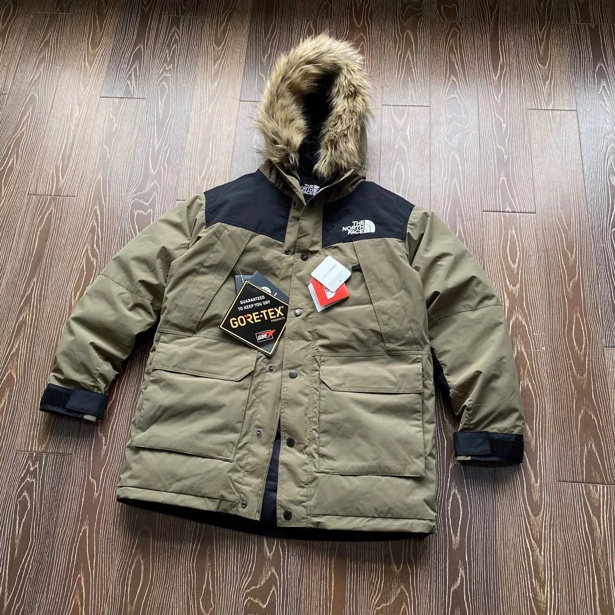 THE NORTH FACE Mountain Down Coat TNF日本北面毛领长款羽绒服19AW