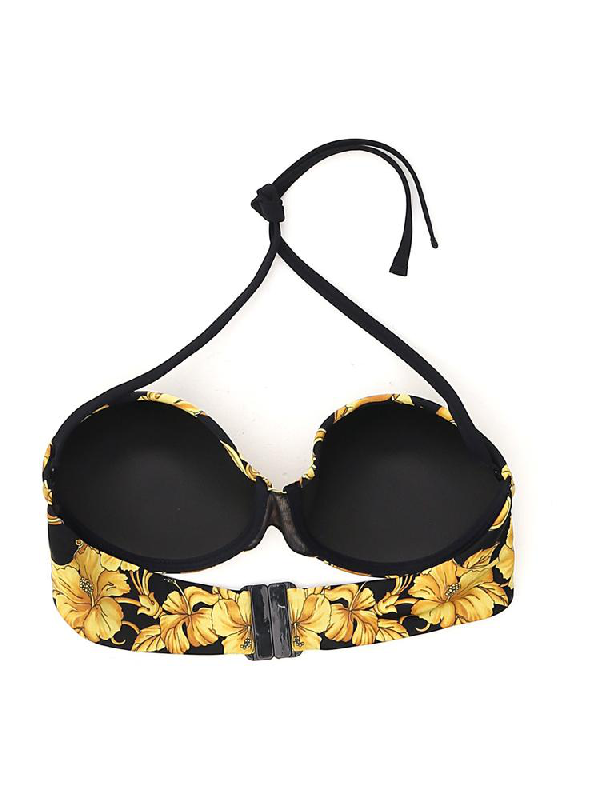 Versace Baroque Print Bikini with Leopard-Print Skirt Cover-Up